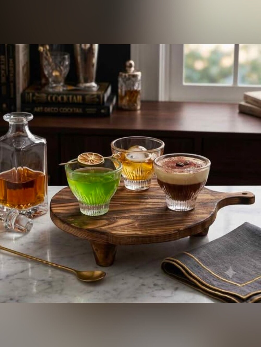 Vintage Mid century modern cocktail glasses set of 3
